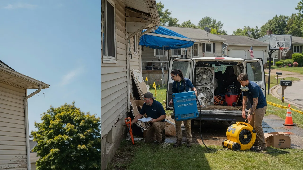 Ceiling Leak Cleanup in Little Hocking, OH near me